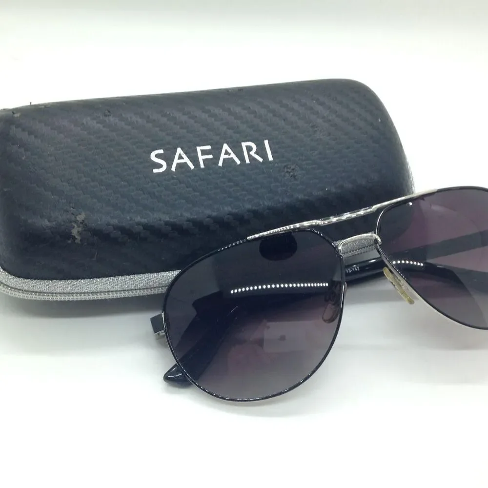 Safari Women's Black and Purple Sunglasses